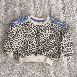 Grayson Mini Leopard Print Kids Sweatshirt 2T
